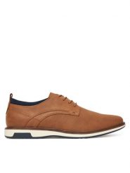 Aldo Półbuty Karson 13568596 Brązowy. Brązowe codzienne półbuty męskie Aldo, bez wzorów, ze skóry, bez obcasa, bez zapięcia. Za 249.99 zł.