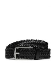 Calvin Klein Pasek Męski Ck Casual Elongated Braided 35mm K50K512655 Czarny. Czarne paski męskie Calvin Klein, bez wzorów, ze skóry, casualowe. Za 159.99 zł.