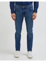 LEE MĘSKIE SPODNIE JEANSOWE LUKE PEACE TRAIN 112342254 L719015517. Czarne jeansy męskie Lee, bez wzorów, z bawełny, klasyczne. W wyprzedaży za 179.99 zł.