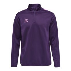 Bluza do piłki ręcznej dla dorosłych Hummel hml CORE XK. Fioletowe bluzy nierozpinane męskie HUMMEL, xl, bez wzorów, sportowe, bez ramiączek, bez kaptura. Za 202.15 zł.