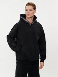 Hugo Bluza Datechi 50510105 Czarny Relaxed Fit. Czarne bluzy nierozpinane męskie Hugo, l, bez wzorów, z bawełny, bez ramiączek, bez kaptura. Za 639.99 zł.