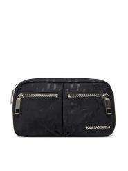 KARL LAGERFELD Saszetka nerka A3M30164 Czarny. Czarne saszetki męskie KARL LAGERFELD, bez wzorów, z materiału. Za 699.99 zł.