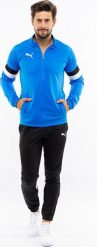 Puma Dres męski Puma Team Rise niebiesko-czarny 658653 02 M. Czarne komplety dresowe męskie Puma, bez wzorów, z dresówki, bez ramiączek, bez kaptura. Za 209.99 zł.