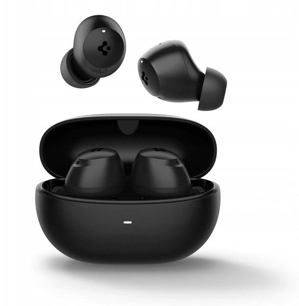 Bezprzewodowe słuchawki dokanałowe Spigen SA2401 ANC Pro In-ear Earphone Black. Czarne słuchawki bluetooth Spigen. Za 123.44 zł.