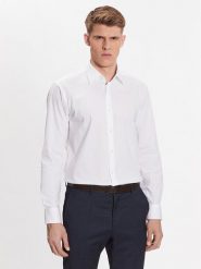 Boss Koszula 50473265 Biały Regular Fit. Białe koszule męskie Boss, m, bez wzorów, z bawełny, bez kołnierzyka, bez ramiączek. Za 229.99 zł.