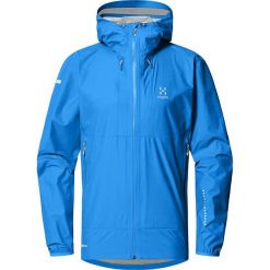 Kurtka trekkingowa męska Haglöfs L.I.M GTX. Niebieskie kurtki męskie Haglöfs, l, bez wzorów, sportowe, bez ramiączek, bez kaptura. Za 897.97 zł.
