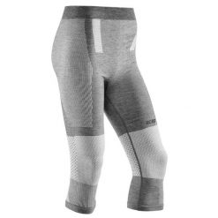 Zimowe legginsy sportowe 3/4 nogawki CEP męskie. Szare bielizna termoaktywna męska CEP, m, bez wzorów, z materiału, bez ramiączek, narciarskie. Za 299.00 zł.