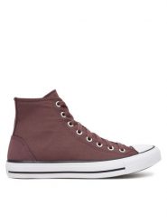 Converse Trampki Chuck Taylor All Star Polyester & Suede A12710C Bordowy. Czerwone trampki męskie Converse, bez wzorów, z materiału, retro, bez zapięcia. Za 219.99 zł.