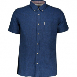 Koszula - Regular fit - w kolorze niebieskim. Niebieskie koszule męskie Ben Sherman, z bawełny, button down. W wyprzedaży za 173.95 zł.