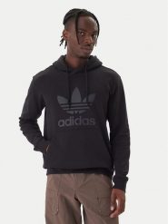 Adidas Bluza adicolor Classics Trefoil JY3766 Czarny Regular Fit. Czarne bluzy nierozpinane męskie ADIDAS, m, bez wzorów, z bawełny, bez ramiączek, bez kaptura. Za 239.99 zł.