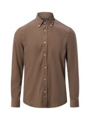 Marc O'Polo Męska koszula sztruksowa Mężczyźni Comfort Fit Bawełna brązowy jednolity, L. Brązowe koszule męskie Marc O'Polo, l, bez wzorów, z bawełny, bez kołnierzyka, bez ramiączek. Za 399.95 zł.