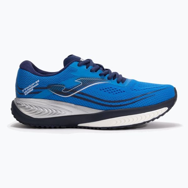 Buty do biegania męskie Joma Titanium. Niebieskie buty do biegania męskie Joma, bez wzorów, bez zapięcia, do biegania. Za 289.99 zł.