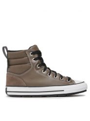 Converse Trampki Chuck Taylor All Star Berkshire Boot A04476C Beżowy. Brązowe trampki męskie Converse, bez wzorów, ze skóry, retro, bez zapięcia. Za 259.99 zł.