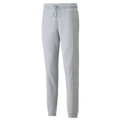 Spodnie Dresowe Sportowe Męskie Puma Rad/Cal Dk. Szare długie spodnie sportowe męskie Puma, bez wzorów, z dresówki, na fitness i siłownię. Za 182.99 zł.