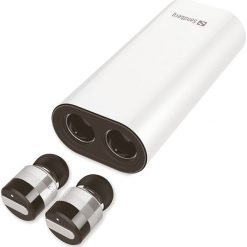 Sandberg Bluetooth Earbuds Czarno-srebrny + Powerbank Słuchawki. Słuchawki douszne marki Sandberg. Za 399.00 zł.