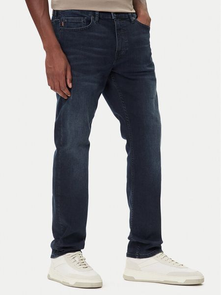 BOSS Spodnie materiałowe Sisla-9 50544866 Czarny Regular Fit. Czarne spodnie na co dzień męskie Boss, bez wzorów, z bawełny. Za 469.99 zł.