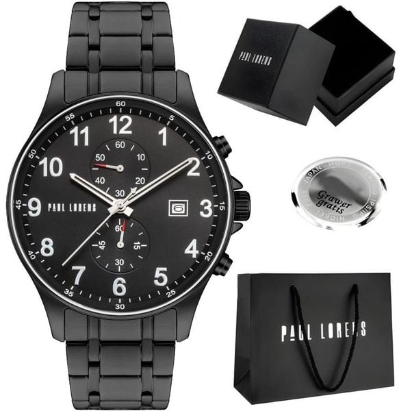 Zegarek męski Paul Lorens GHOST-1A5 Z GRAWEREM. Zegarki męskie Paul Lorens. Za 239.00 zł.