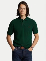 Polo Ralph Lauren Polo Core Replen 710795080 Zielony Slim Fit. Zielone koszulki polo męskie Polo Ralph Lauren, l, bez wzorów, z bawełny, bez kołnierzyka, bez ramiączek. Za 449.99 zł.