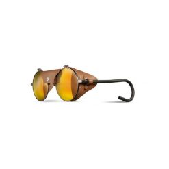 Okulary górskie JULBO VERMONT - brązowy Spectron kat.3. Brązowe okulary przeciwsłoneczne męskie JULBO, bez wzorów, sportowe, okrągłe. W wyprzedaży za 475.15 zł.