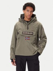 Napapijri Kurtka anorak Rainforest Next NP0A4IB9 Khaki Regular Fit. Brązowe kurtki męskie Napapijri, m, bez wzorów, z syntetyku, bez ramiączek, bez kaptura. Za 839.99 zł.