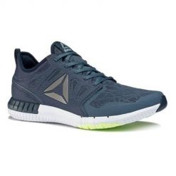 Buty do biegania męskie Reebok Zprint 3D. Niebieskie buty do biegania męskie Reebok, bez wzorów, bez zapięcia, do biegania. Za 533.00 zł.