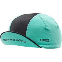 Czapka pod kask UVEX Cycling cap. Niebieskie czapki męskie Uvex, bez wzorów, sportowe. Za 99.90 zł.