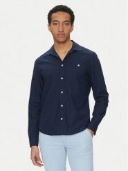 Blend Koszula 20718400 Granatowy Regular Fit. Niebieskie koszule męskie Blend, m, bez wzorów, z bawełny, bez kołnierzyka, bez ramiączek. Za 129.99 zł.