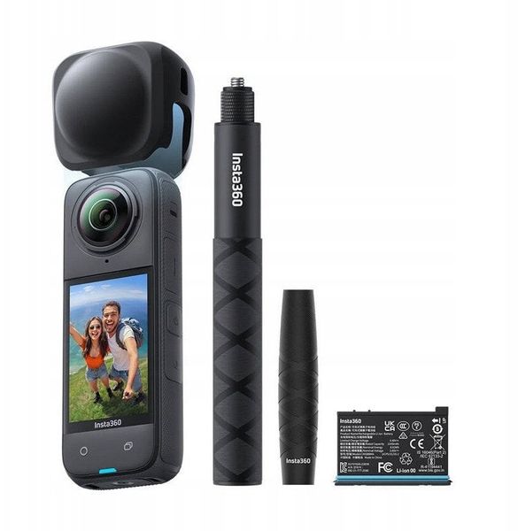 Kamera Insta360 X4 Travel Bundle black. Czarne kamery sportowe INSTA360. Za 2,629.00 zł.