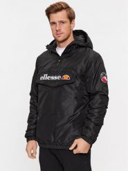 Ellesse Kurtka anorak Monterini SHR08149 Czarny Regular Fit. Czarne kurtki outdoor męskie Ellesse, m, bez wzorów, z syntetyku, bez kaptura, outdoorowe. Za 419.99 zł.