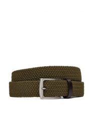 Aeronautica Militare Pasek Męski 261CI0307UCT03454 Zielony. Zielone paski męskie Aeronautica Militare, bez wzorów, z materiału. Za 289.99 zł.