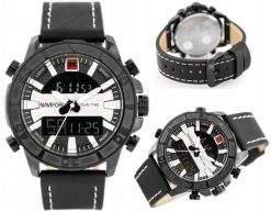 Zegarek Naviforce ZEGAREK MĘSKI NAVIFORCE - NF9114 - black/silver. Czarne zegarki męskie Naviforce. Za 240.24 zł.