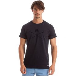 Polo Club C.H..A T-Shirt Męski Xl Ciemnoniebieski. Brązowe koszulki polo męskie Polo Club C.H..A, z bawełny, polo. W wyprzedaży za 119.00 zł.