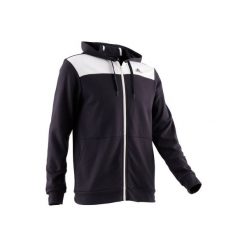 Bluza na zamek z kapturem Gym & Pilates 500 męska. Czarne bluzy z kapturem męskie ADIDAS. Za 169.99 zł.