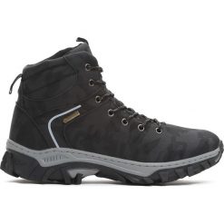 Czarno-Szare Trapery Palpability. Czarne buty zimowe męskie marki Born2be. Za 99.99 zł.
