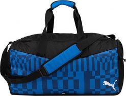 Puma Torba sportowa individualRISE Medium niebiesko-czarna (79913 02). Czarne torby sportowe męskie Puma, bez wzorów. Za 173.34 zł.