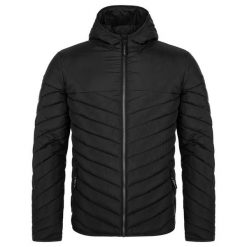 Kurtka męska Loap Jenda Czarna. Czarne kurtki męskie LOOP, na zimę, m, bez wzorów, sportowe, bez ramiączek, bez kaptura. Za 197.24 zł.