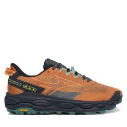 Buty do biegania Mizuno. Brązowe buty do biegania męskie Mizuno, bez wzorów, bez zapięcia, do biegania, mizuno wave. Za 689.99 zł.