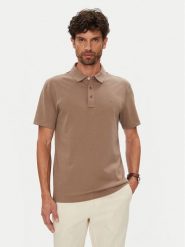 Michael Kors Polo CS15073C93 Brązowy Regular Fit. Brązowe koszulki polo męskie Michael Kors, m, bez wzorów, z bawełny, bez kołnierzyka, bez ramiączek. Za 319.99 zł.