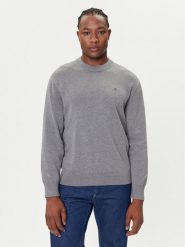 Calvin Klein Jeans Sweter LV04RC309G Szary Regular Fit. Szare kardigany męskie Calvin Klein Jeans, m, bez wzorów, z bawełny, bez ramiączek. Za 329.99 zł.