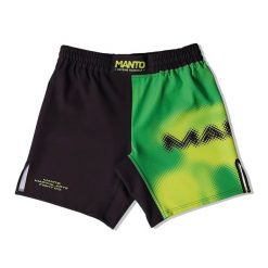 Spodenki treningowe MANTO Atomic. Zielone szorty sportowe męskie Manto, bez wzorów, sportowe. Za 169.99 zł.