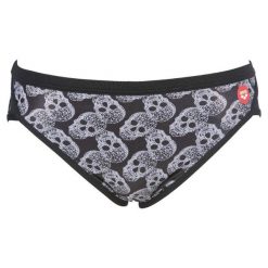 Kąpielówki slipy męskie na basen Arena Crazy Pop Skulls Brief. Białe kąpielówki męskie ARENA, m, bez wzorów. Za 49.99 zł.