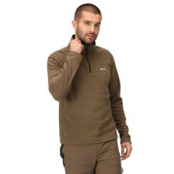 Polar turystyczny męski z suwakiem Thompson. Zielone bluzy z polaru męskie Regatta, m, bez wzorów, z polaru, sportowe, bez ramiączek, bez kaptura. Za 78.00 zł.