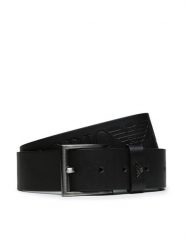 Emporio Armani Pasek Męski Y4S545 Y232J 80001 Czarny. Czarne paski męskie Emporio Armani, bez wzorów, ze skóry. Za 379.99 zł.