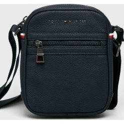 Tommy Hilfiger - Saszetka. Czarne saszetki męskie Tommy Hilfiger, w paski, z materiału, casualowe. Za 269.90 zł.