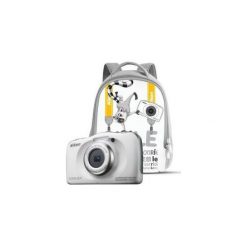 Aparat NIKON Coolpix W100 Biały + Plecak. Aparaty kompaktowe NIKON. Za 629.00 zł.