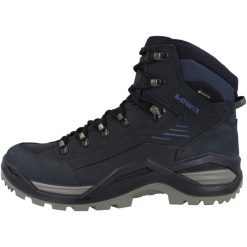 Buty trekkingowe męskie Lowa Renegade Evo Mid Gtx. Niebieskie buty trekkingowe męskie Lowa, bez wzorów, z materiału, za kostkę, bez zapięcia. Za 1,029.99 zł.