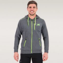 Męska bluza z kapturem ULTRASOFT. Szare bluzy nierozpinane męskie BODYCROSS, m, bez wzorów, z materiału, casualowe, bez ramiączek, z kapturem. Za 322.99 zł.