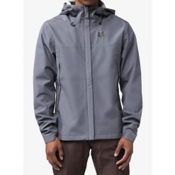 Kurtka rowerowa męska Fox Ranger 2.5L Water Jacket. Szare kurtki męskie Fox Racing, l, bez wzorów, bez kaptura, rowerowe. Za 461.99 zł.