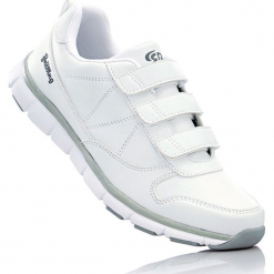 Sneakersy Brütting bonprix biały. Białe buty sportowe na co dzień męskie bonprix, sportowe. Za 149.99 zł.