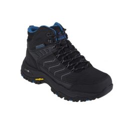 Buty Skechers Trekkings Arch Fit Dawson Raveno, Mężczyźni. Czarne buty trekkingowe męskie Skechers, bez wzorów, z materiału, sportowe, bez obcasa, bez zapięcia. Za 429.00 zł.